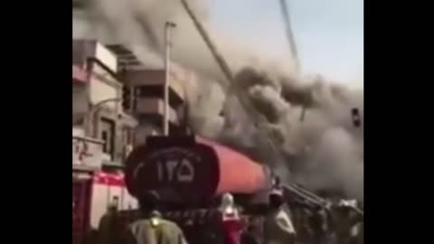 Plasco Building Destruction in Tehran, Iran - Video Evidence