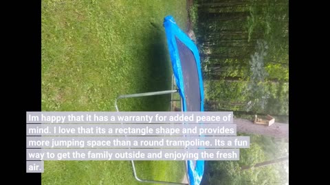 Watch Detailed Review: 8FT 10FT 12FT 14FT Trampoline with Enclosure Net Outdoor Jump Rectangle...