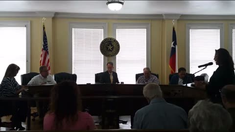 Emma Uvalde County Commissioners Court 7-10-23