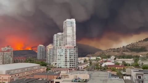 Future 15 Minute City Kelowna, Canada ON FIRE STILL!