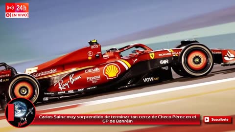 Carlos Sainz muy sorprendido de terminar tan cerca de Checo Pérez en el GP de Bahréin
