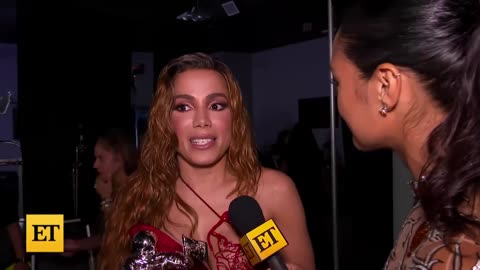 MTV VMAs 2022 Anitta REACTS to Historic VMA Win and Performance (Exclusive)