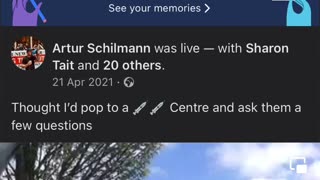 Artur Schilmann :video removed by google/ youtube: Visit to Vaccine Centre2021