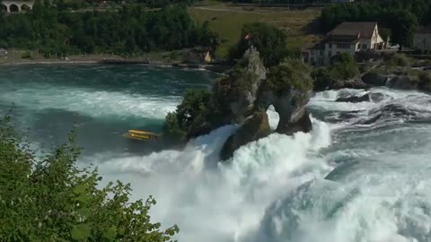 8 Hours of Bliss: Relaxing Rhine Falls in Switzerland