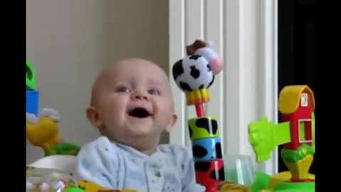 cute twin baby behavior video
