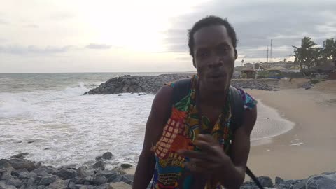 ATL(African True light) free styling business at Cape Coast Castle, Ghana