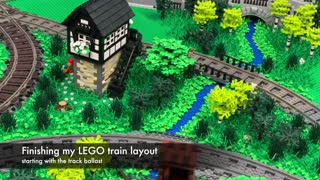 Lego Train Layout finished