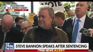 Bannon Speaking After Sentencing