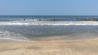 Morning Sunny Day To Swim In Ras El Bar Beach