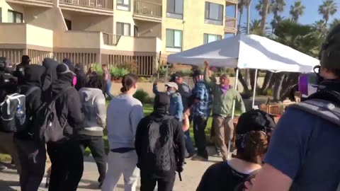 Antifa Attacking PB & Trump Supporters