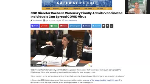 CDC Director Rochelle Walensky finally admits vaccinated individuals can spread COVID virus