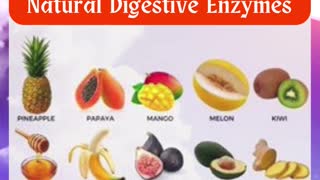 Did You Know The Foods with Natural Digestive Enzymes?