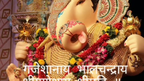 Shree Ganeshay namh #Ganesh #ganpatiji #mantra #visarjan