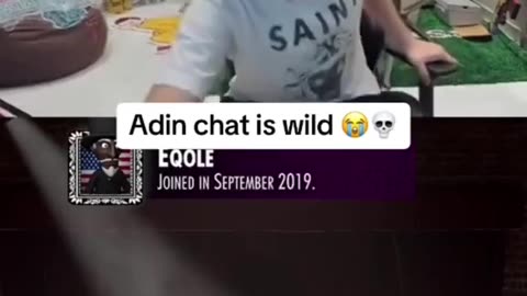 ADIN ROSS'S CHAT IS WILD!!!💀💀