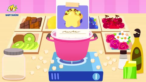 🍿🍿 NEW POP ! POP ! LETS MAKE A POPCORN ,BABY SHARK ! COOKING STORY FOR KIDS ! BABY SHARK !!!!
