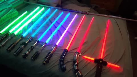 Star Wars Force Fx lightsaber collection