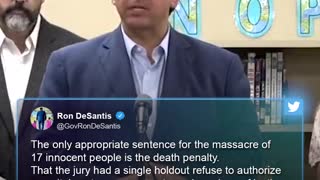 Gov. Ron DeSantis reacts to the recommendation of a life sentence for Parkland school shooter