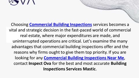 Why To Opt For Commercial Building Inspections Services