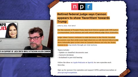 240617 Tax Dollar Funded NPR Gaslights Supporting Jack Smith While Attacking Judge Cannon.mp4