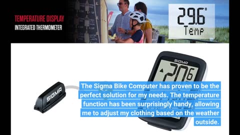 See Remarks: Sigma Bike Computer, Originals BC 10.0 Wired, 10 Functions incl Temperature, Multi...