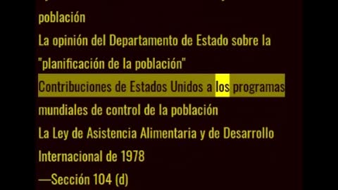 La Guerra Contra la Población - Jaqueline Kasun - Índice