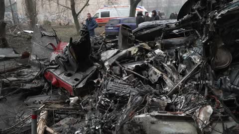 At least 18 killed in helicopter crash near kindergarten in Ukraine