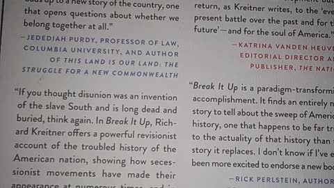 Secession Political Books - Break It Up!, National Divorce, Balkanization, Imperfect Union