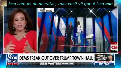 Juíza Jeanine: Trump 'atropelou' Kaitlan Collins, da CNN