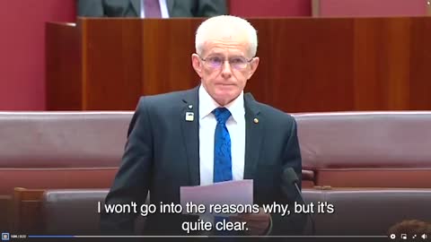 This Parliament should hang its head in shame - Senator Malcolm Roberts