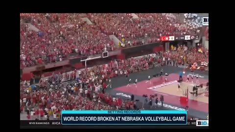 "Record-Breaking Crowd of 92,000+ Cheers on Nebraska Women’s Volleyball Team!"