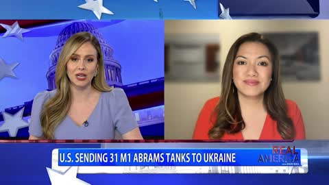 REAL AMERICA -- Stella Escobedo W/ Angie Wong, Biden To Send Tanks To Ukraine, 1/25/23