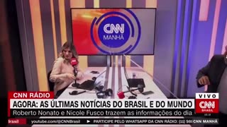 Estrutura de estúdio da CNN Brasil desaba e atinge âncoras