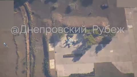 Russian drone destroys Ukrainian MiG-29 at airfield 90km away