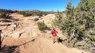 SOB Climb on Hotel Rock Trail, Utah #jeepjamboree#rockclimbing #archescanyon #jeepusa