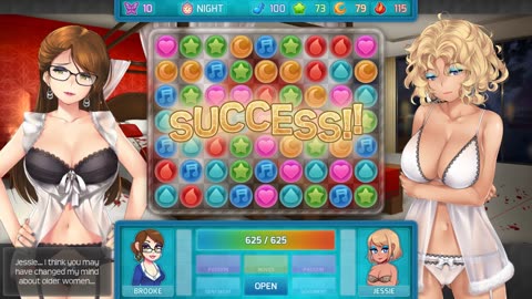 jassie & brooke all date events Huniepop 2 Double date