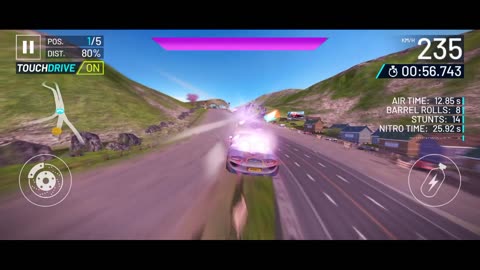 Asphalt Nitro 2 race with Porsche