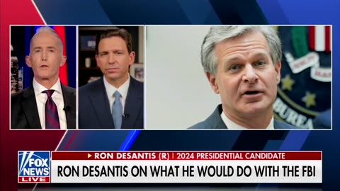 DeSantis Promises To Remove FBI Director Christopher Wray If Elected