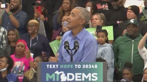 Obama Heckled, Struggles To Get Crowd To Pay Attention To Him While Campaigning For Gretchen Whitmer