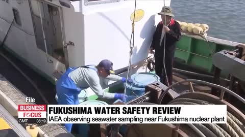 IAEA observing seawater sampling near Fukushima nuclear plant