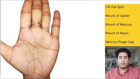 Foreign settlement sign in palmistry