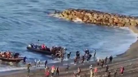 The invasion continues along the coast of Spain. Maybe not today, maybe not
