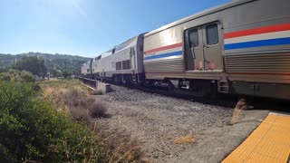 Amtrak Train #5 California Zephyr in Martinez Ca 8/25/23