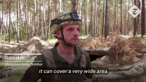 Ukraine soliders recive cluster bombs for attack a Russia