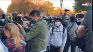 BLM Extremists SCREAMS at White babies "WHITE BABIES ARE RACIST!"