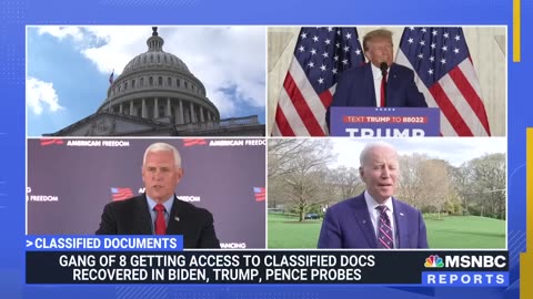 Congressional leaders gain access to Biden, Trump and Pence documents