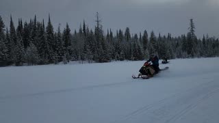 70 mph on a snow machine.