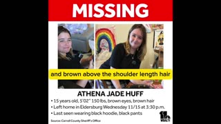 Missing Teen in Carroll County: Athena Jade Huff