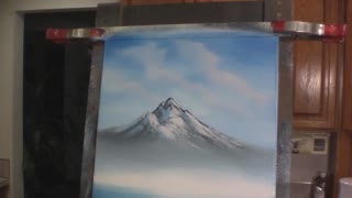 Video 1 of 3. Mountain Painting