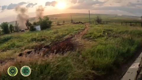 A video of Ukrainian infantry in the first person