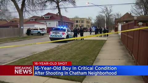 Boy, 16, hospitalized after being shot in Chicago's Chatham neighborhood